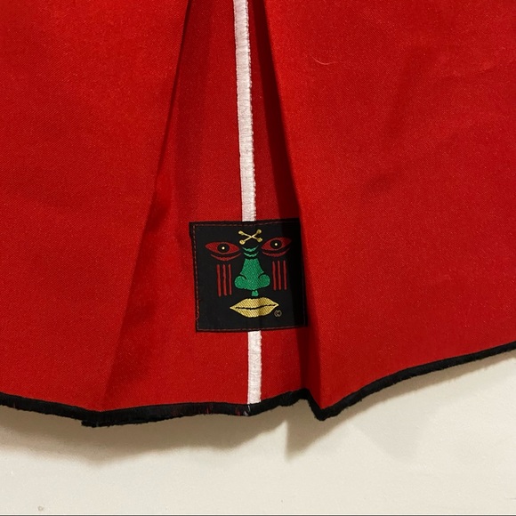 Moshood Creations Summer Red Skirt - Picture 3 of 5